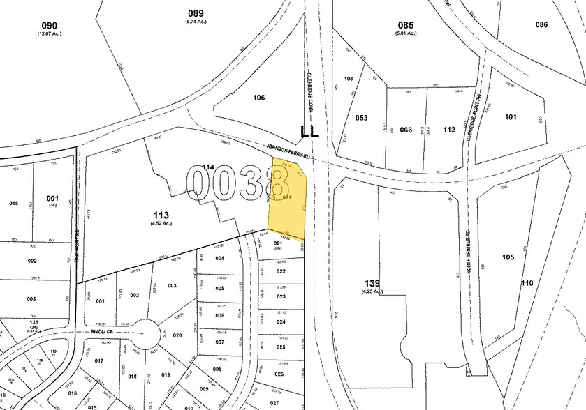 775 Johnson Ferry Rd NE, Atlanta, GA à vendre - Plan cadastral - Image 2 de 2