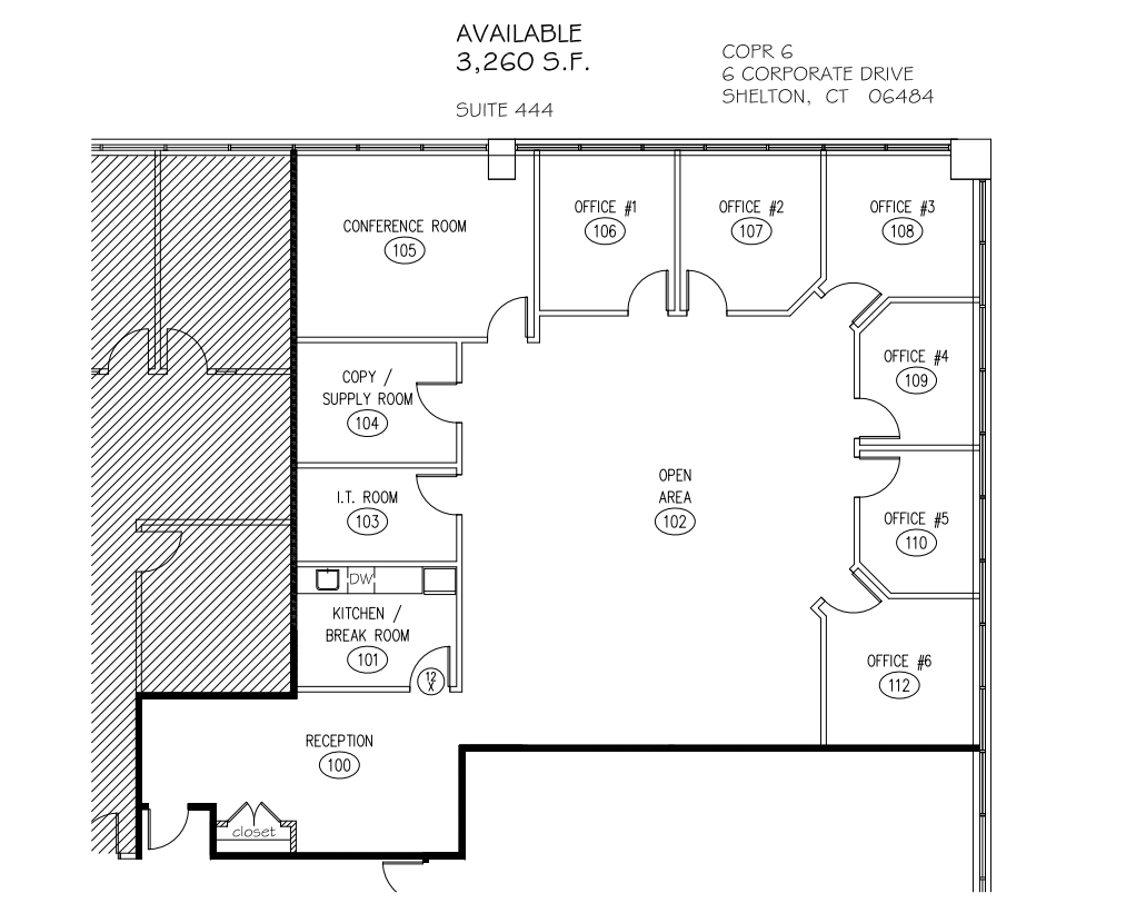 6 Corporate Dr, Shelton, CT for lease Floor Plan- Image 1 of 1