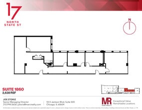 17 N State St, Chicago, IL for lease Floor Plan- Image 1 of 1