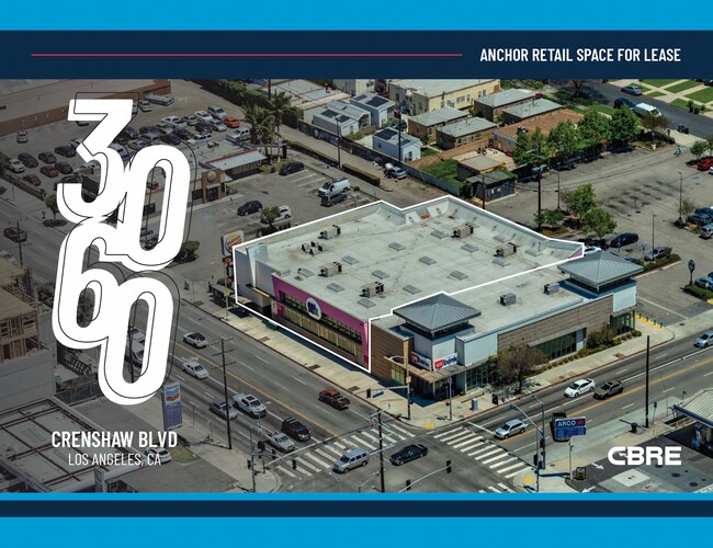 Plus de détails pour 3060 Crenshaw Blvd, Los Angeles, CA - Commerce de détail à louer