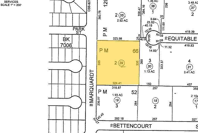 16808-16818 Marquardt Ave, Cerritos, CA à louer - Plan cadastral - Image 2 de 9