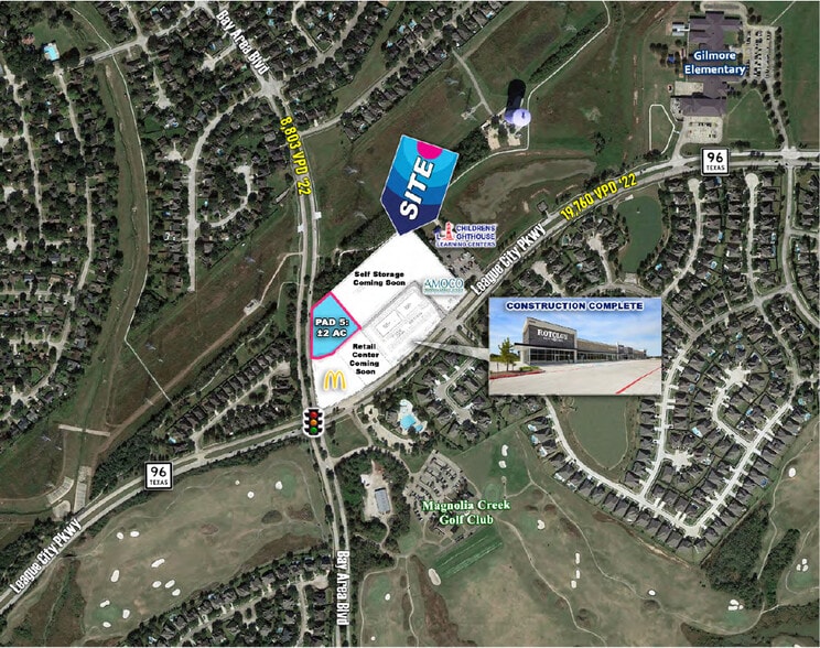 Bay Area Blvd & League City Parkway, League City, TX for sale - Building Photo - Image 2 of 5