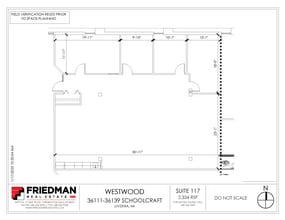36111-36119 Schoolcraft Rd, Livonia, MI for lease Floor Plan- Image 2 of 2