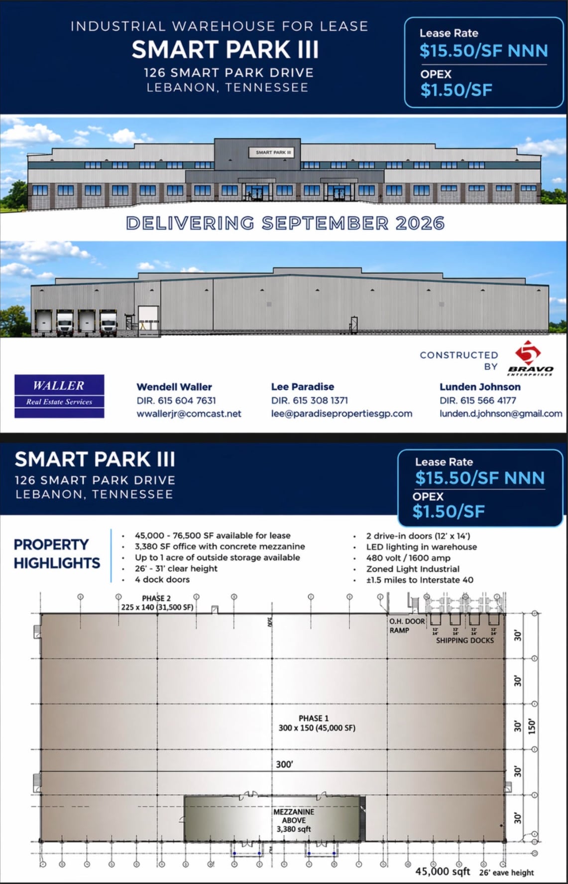 126 Smart Park Dr, Lebanon, TN à louer Photo du bâtiment- Image 1 de 2