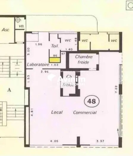 Commerce de détail dans Paris à louer - Plan d’étage - Image 3 de 3