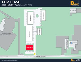 11050 Mahaffey Rd, Tomball, TX for lease Site Plan- Image 1 of 1