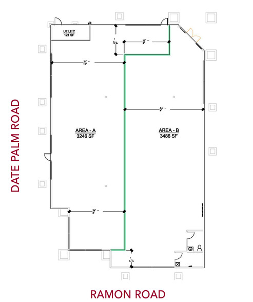 69020 Ramon Rd, Cathedral City, CA à louer - Plan d  tage - Image 2 de 5