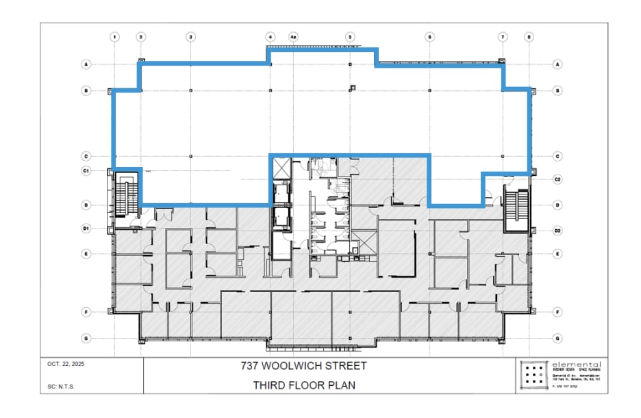 735-737 Woolwich St, Guelph, ON for lease Floor Plan- Image 1 of 1