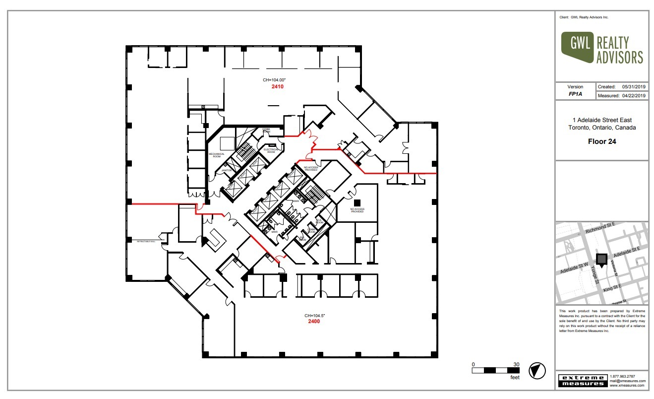 1 Adelaide St E, Toronto, ON for lease Floor Plan- Image 1 of 1