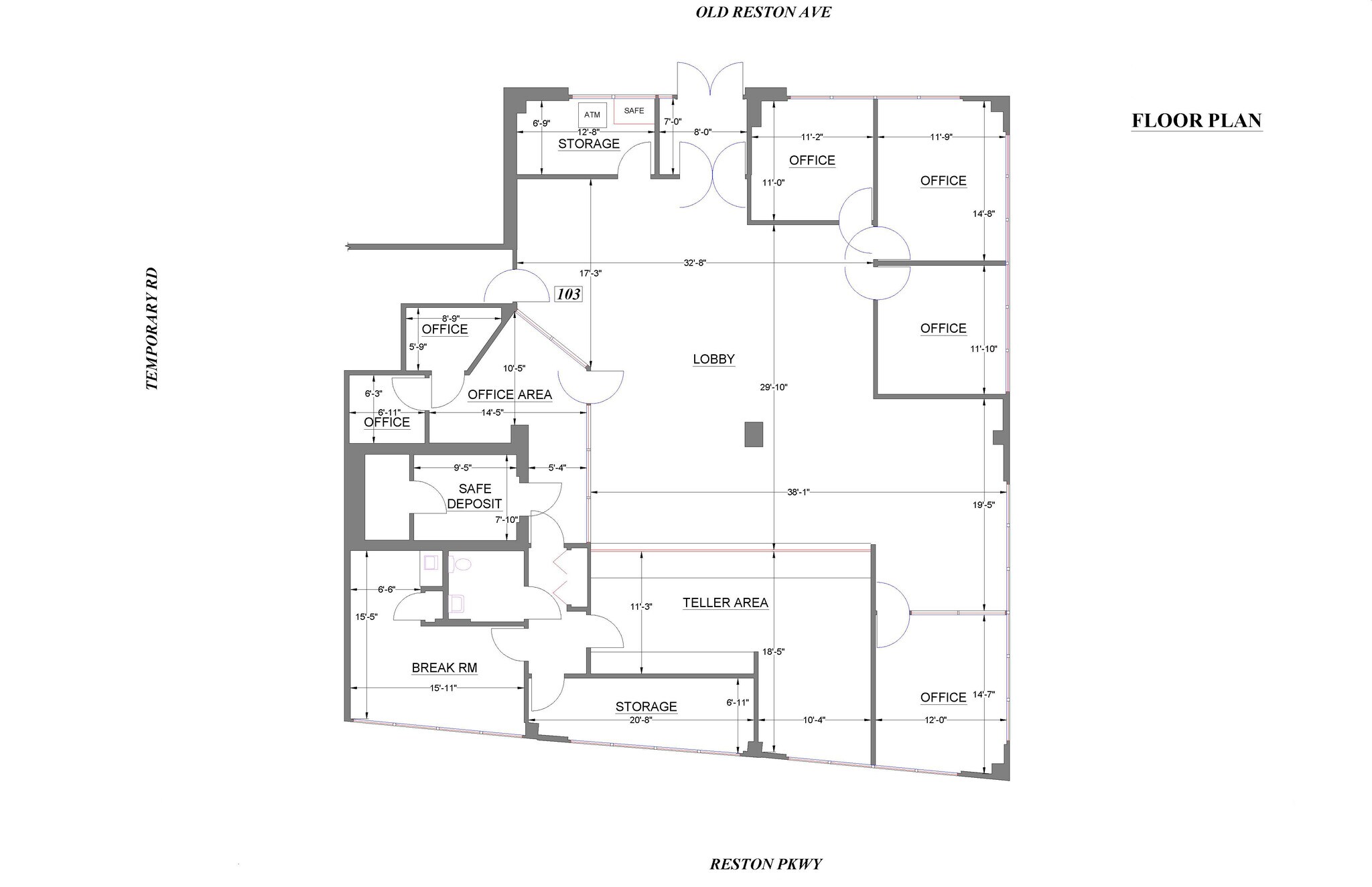 1801 Reston Pky, Reston, VA for lease Floor Plan- Image 1 of 1