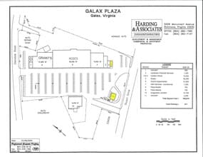 544 E Stuart Dr, Galax, VA à louer Plan de site- Image 2 de 2