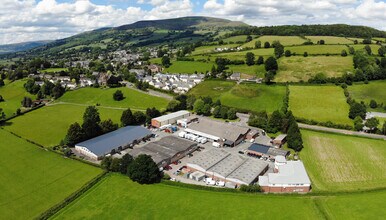 Elvicta Business Park, Crickhowell, POW - AÉRIEN  Vue de la carte