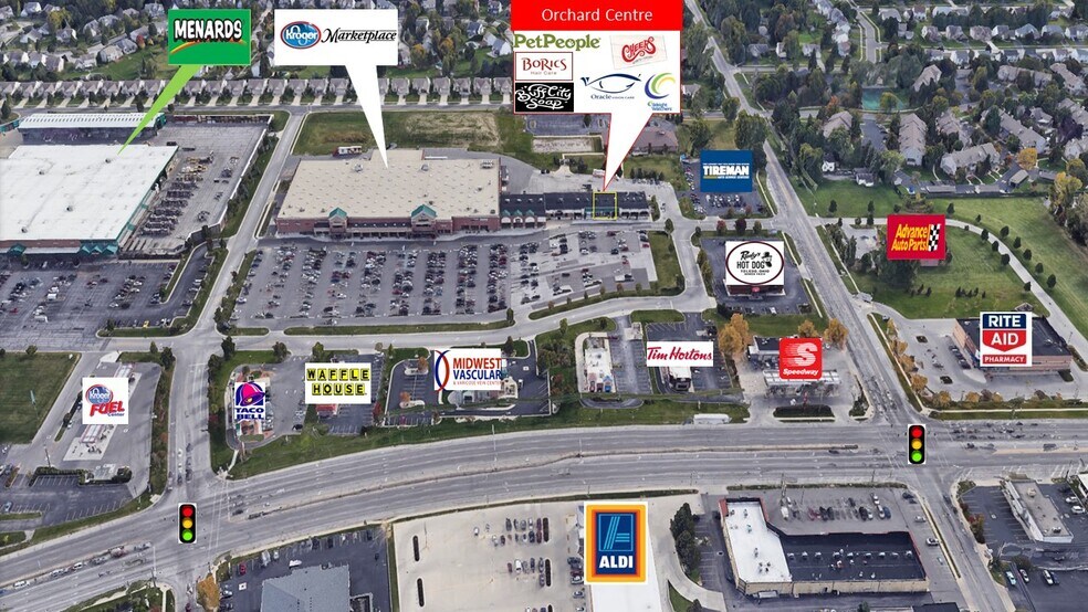 7041-7131 Airport Hwy, Holland, OH à louer - Photo du bâtiment - Image 2 de 4