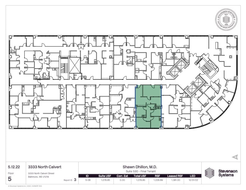 3333 N Calvert St, Baltimore, MD for lease Floor Plan- Image 1 of 1