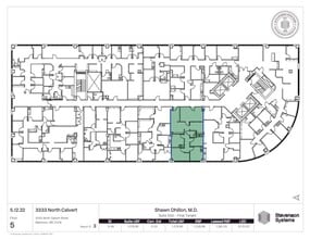 3333 N Calvert St, Baltimore, MD for lease Floor Plan- Image 1 of 1