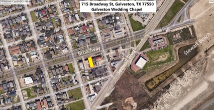 715 Broadway St, Galveston, TX - Aerial  map view - Image1