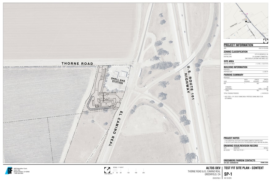 875 El Camino Real, Greenfield, CA for lease - Site Plan - Image 2 of 2