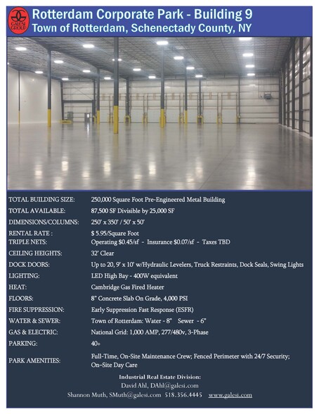 930 Rotterdam Industrial Park, Schenectady, NY à vendre - Photo int rieure - Image 1 de 1