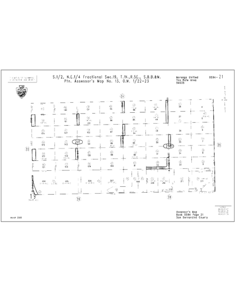 Roy Rogers Rd, Pioneertown, CA à vendre - Plan cadastral - Image 3 de 4