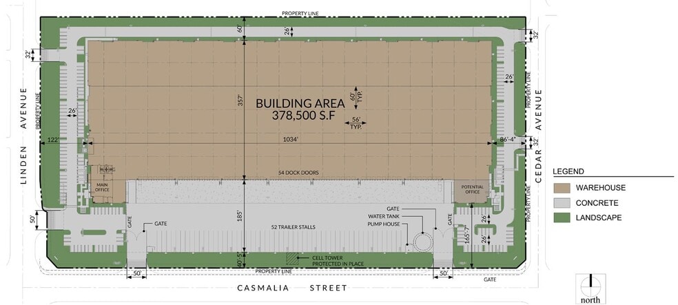 2175 N Linden Ave, Rialto, CA for sale - Site Plan - Image 2 of 2