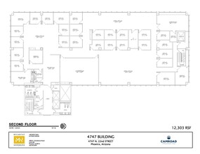 4747 N 22nd St, Phoenix, AZ à louer Plan d’étage- Image 1 de 1