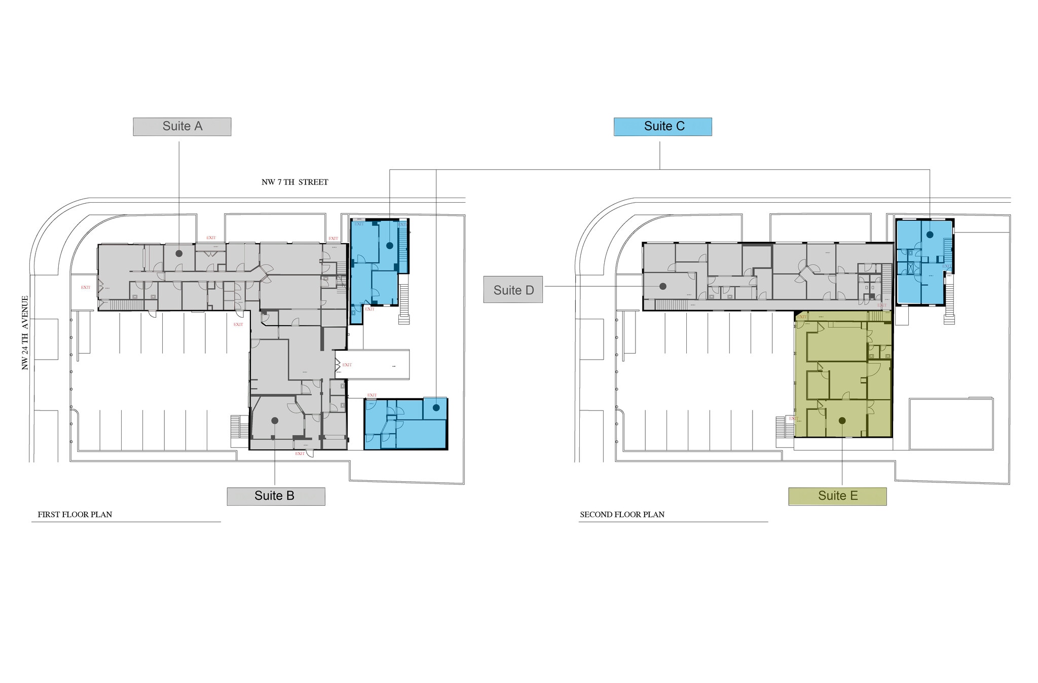 2390 NW 7th St, Miami, FL for lease Floor Plan- Image 1 of 2