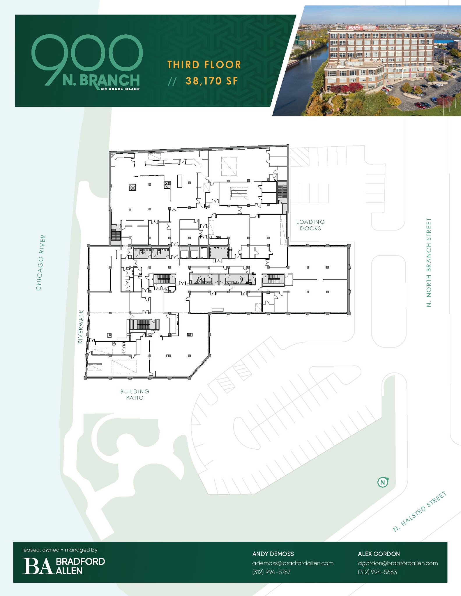 900 N Branch St, Chicago, IL for lease Floor Plan- Image 1 of 5