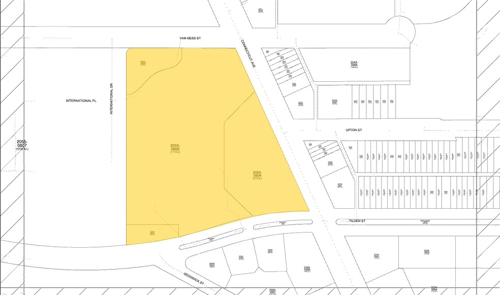 4000 Connecticut Ave NW, Washington, DC à vendre - Plan cadastral - Image 1 de 1