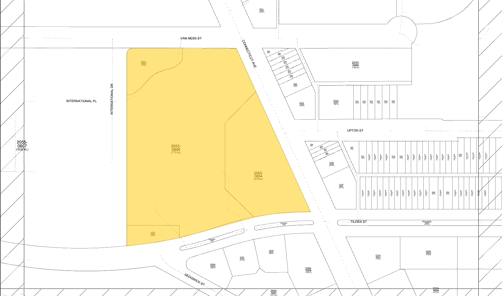 4000 Connecticut Ave NW, Washington, DC à vendre Plan cadastral- Image 1 de 1