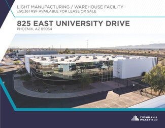 More details for 825 E University Dr, Phoenix, AZ - Industrial for Lease