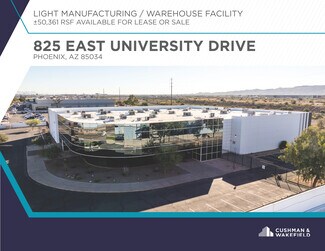 Plus de détails pour 825 E University Dr, Phoenix, AZ - Industriel à louer