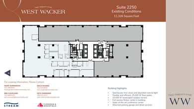 225 W Wacker Dr, Chicago, IL à louer Plan d  tage- Image 2 de 2