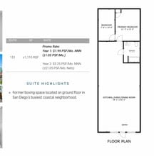 4110-4190 Mission Blvd, San Diego, CA à louer Plan d’étage- Image 1 de 1