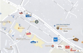 23076 Three Notch Rd, California, MD - AERIAL map view