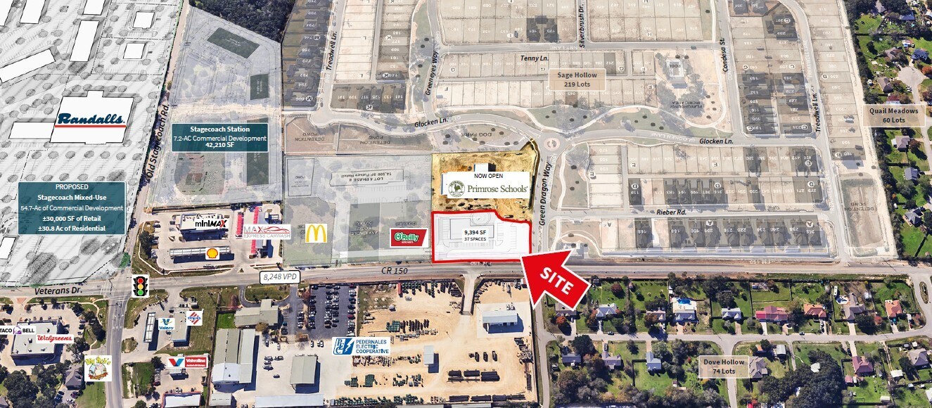 SEC Green Dragon & CR 150 way, Kyle, TX for lease Building Photo- Image 1 of 7