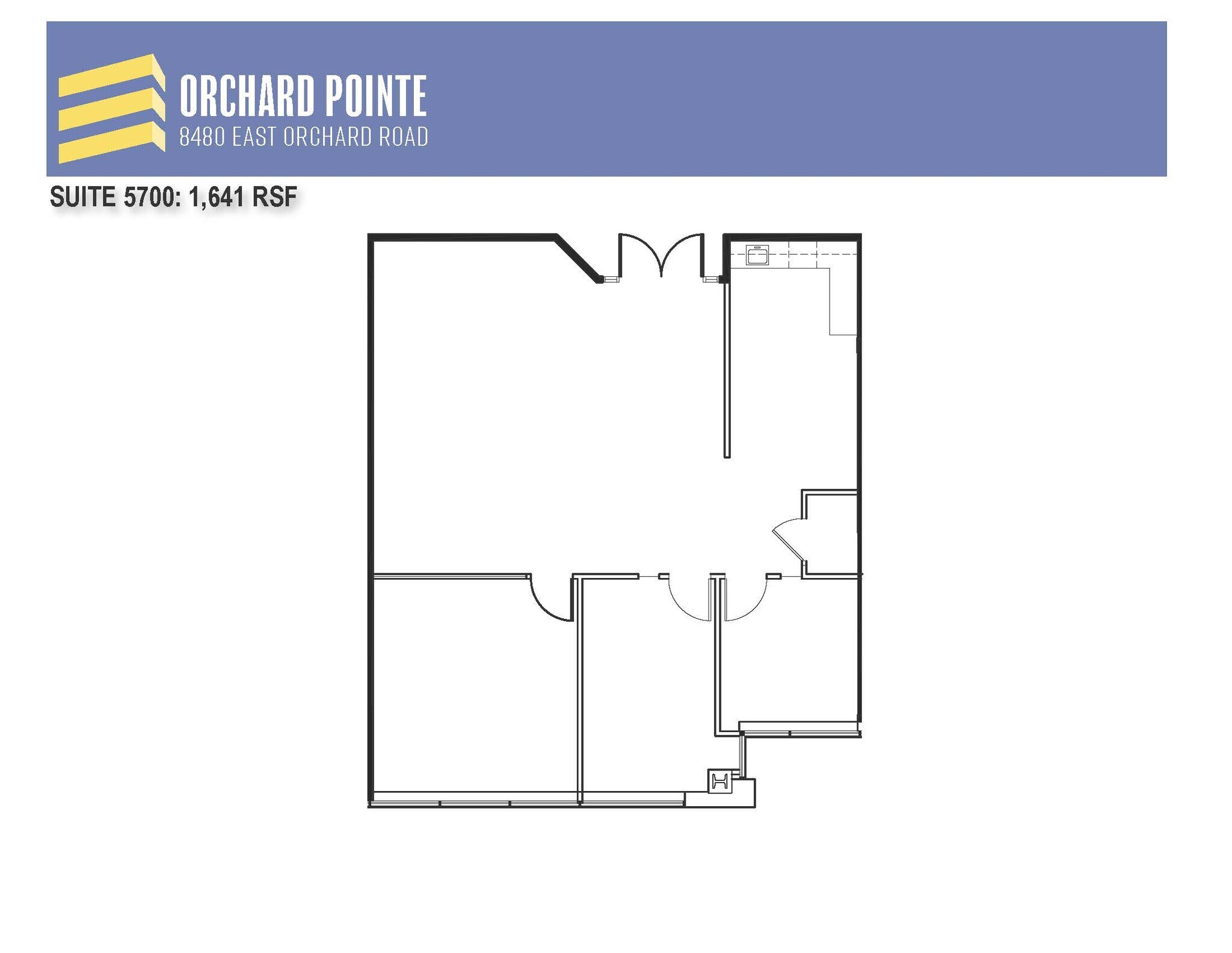 8480 E Orchard Rd, Greenwood Village, CO for lease Floor Plan- Image 1 of 1