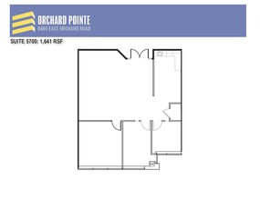 8480 E Orchard Rd, Greenwood Village, CO for lease Floor Plan- Image 1 of 1