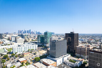 3255 Wilshire Blvd, Los Angeles, CA - aerial  map view