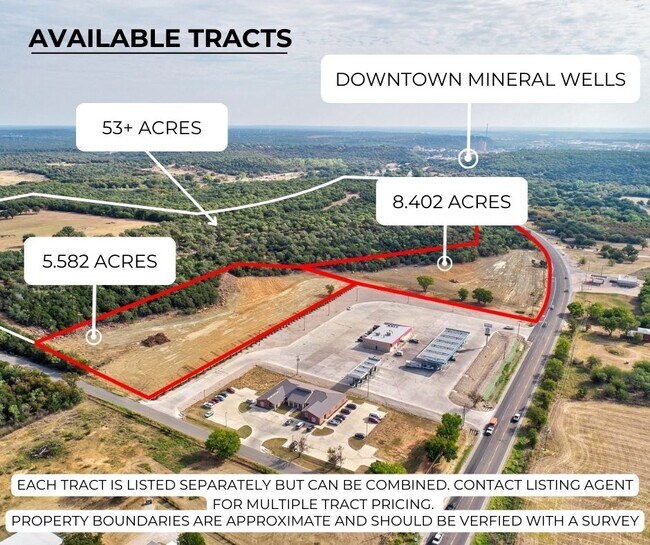 Plus de détails pour Lot B US Highway, Mineral Wells, TX - Terrain à vendre
