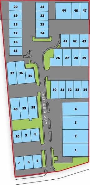 Caledonia Way, Manchester à louer - Plan de site - Image 3 de 3