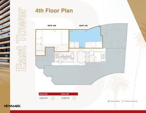 5000 Birch St, Newport Beach, CA à louer Plan d’étage- Image 1 de 1
