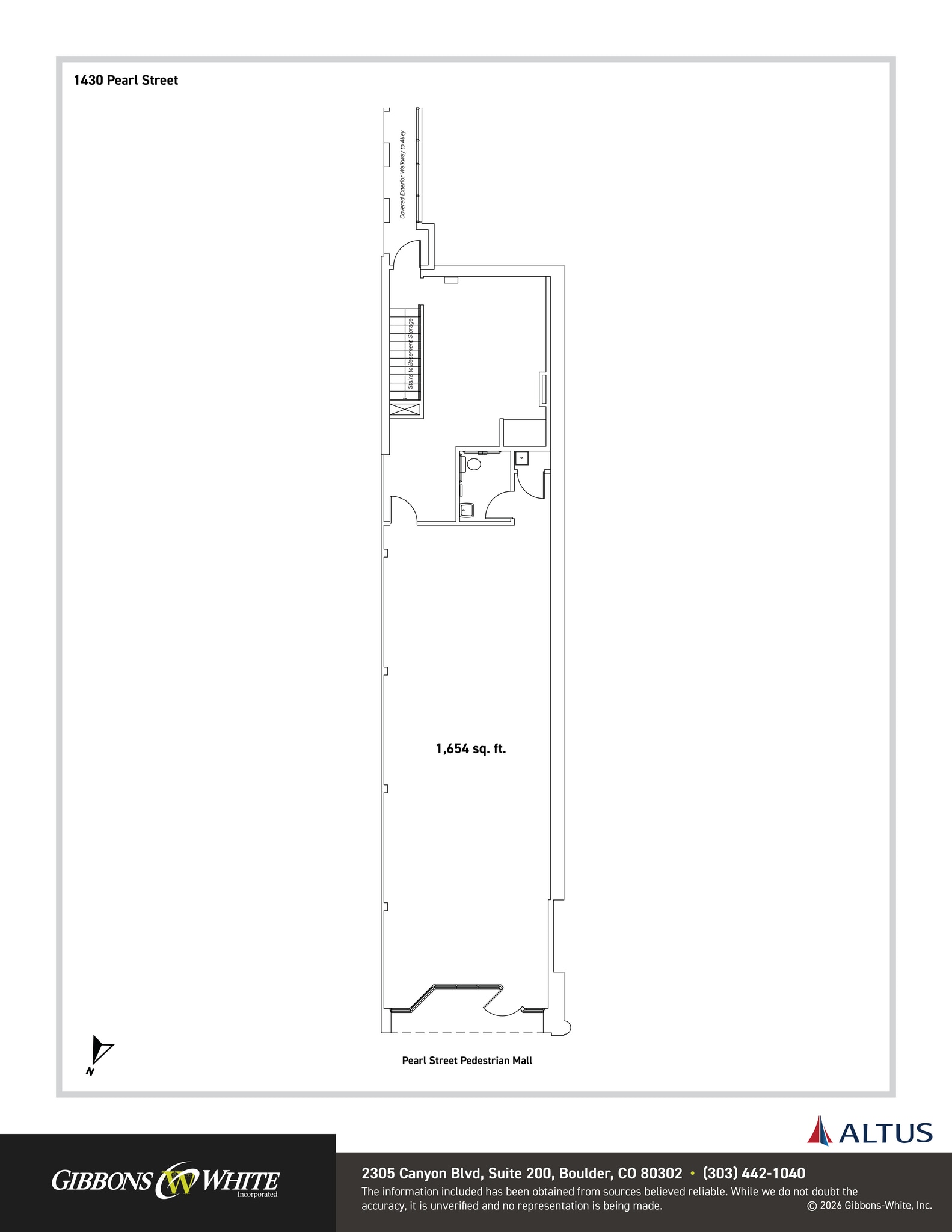 2010 14th St, Boulder, CO for lease Floor Plan- Image 1 of 3