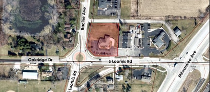 26422 Oakridge Dr, Waterford, WI - AERIAL  map view