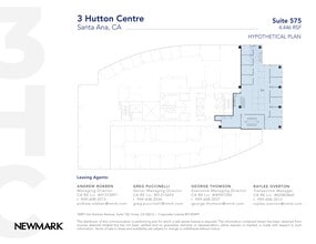 3 Hutton Centre Dr, Santa Ana, CA à louer Plan d’étage- Image 2 de 4