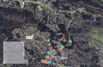 Chenal Valley Dr, Little Rock, AR - AERIAL  map view