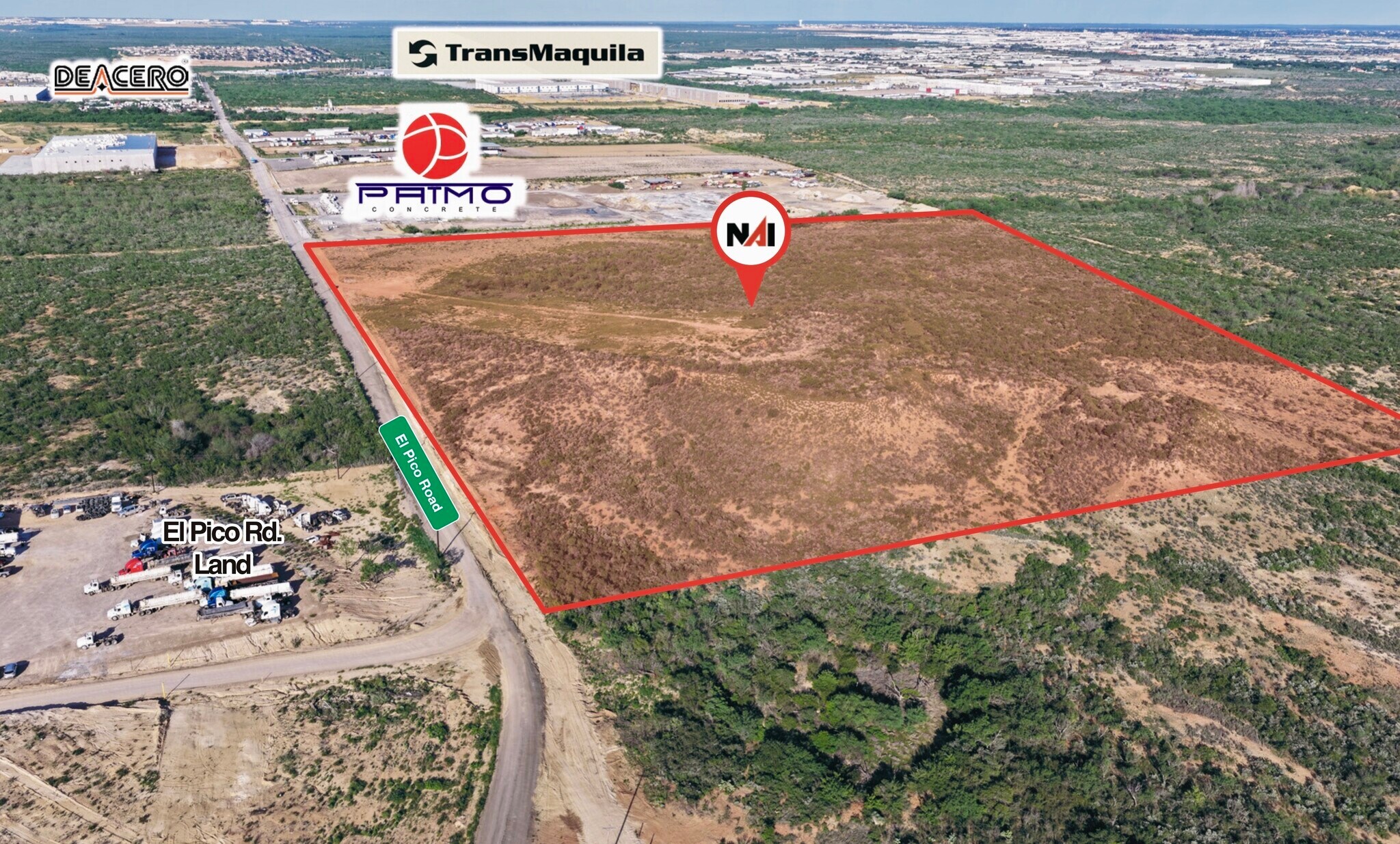 TBD El Pico Rd, Laredo, TX à vendre Aérien- Image 1 de 11