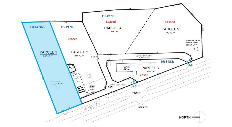 11853 New Kings Rd, Jacksonville, FL à louer - Plan de site - Image 2 de 2