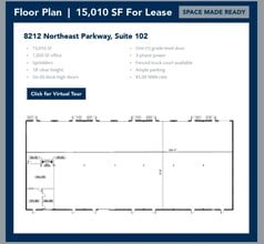 8212 Northeast Pky, North Richland Hills, TX à louer Plan d’étage- Image 1 de 1