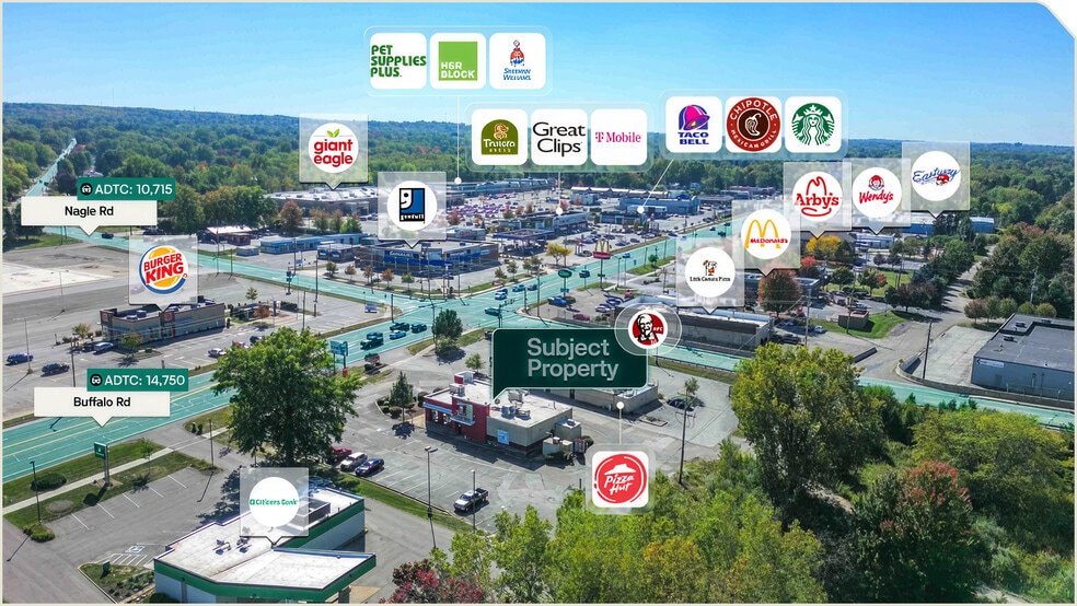 4410 Buffalo Rd, Erie, PA for sale - Aerial - Image 2 of 3