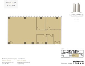 3400 Peachtree Rd NE, Atlanta, GA for lease Floor Plan- Image 1 of 1